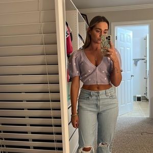 For Love and Lemons Cropped Cardigan